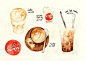 新加坡咖啡手绘——如果成明信片更好