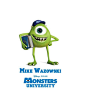 皮克斯长篇动画《#怪兽大学#》8款角色海报曝光 - 大眼仔迈克（Mike Wazowski）