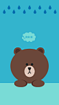 LINE friends 布朗熊，绘制by kita