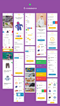 Weeny iOS UI Kit : Wonderful Color Combination created 50+ HQ iPhone 6 screens. UI Kit contain popular categories which will create multicolor apps and the mobile sites.