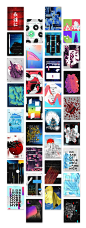 100 Posters in 100 Days : My 100 day poster project. That's 100 days and 100 posters.Poster branding abstract art inspiration simple logo design food ideas idea colour black blue red orange mark template illustration 3d render mockup green gradient rainbo