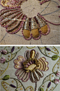A phenomenal example of embroidery in the Netherlands, with time lapse video of process. Breathtaking work. via PuurGoud: 