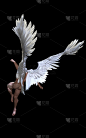 白色,天使,翅膀,背景分离,羽毛,垂直画幅,天空,形状,优美,符号