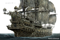澳大利亚画师 Jeremy Love 《加勒比海盗5》电影概念设计“船只篇” ​​​​