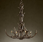 Adirondack Antler Chandelier - Restoration Hardware eclectic chandeliers