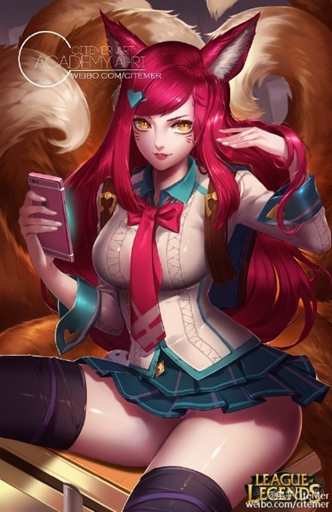 愚子CiteMer 九尾妖狐 Ahri ...