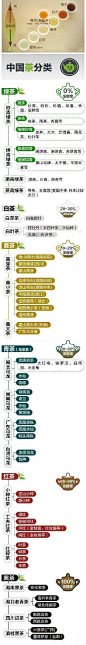 科普贴：一张图看懂中国所有茶叶