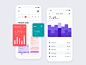 Befit health data sleep iphone x card calendar ux ui ios design app