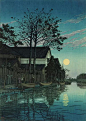 月夜 | Kawase Hasui 川濑巴水