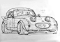 General 1920x1353 Aleksandr Sidelnikov car sports car sketches