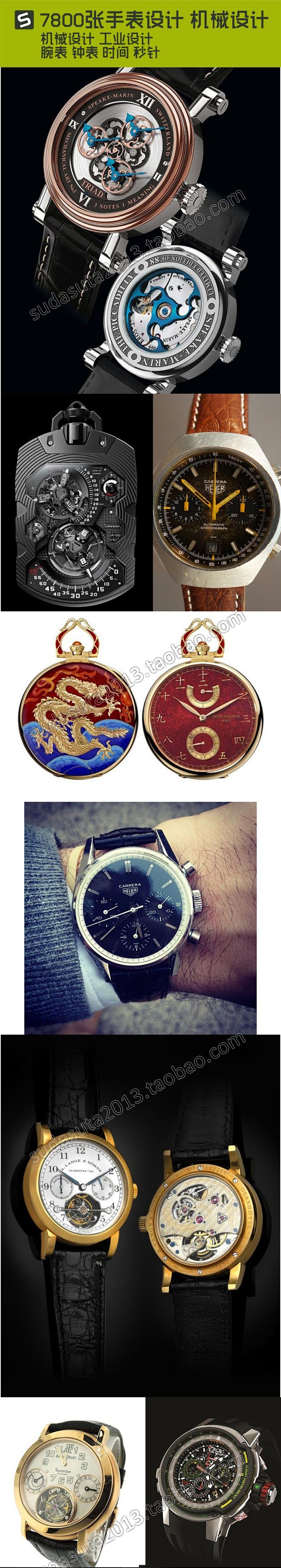 7800张手表设计 机械设计工业设计腕表...