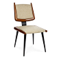 Antibes Dining Chair : As chic from the back as it is from the front, the Antibes Dining Chair marries organic modern style with surprising comfort.  Crafted from honeyed wood, sanded