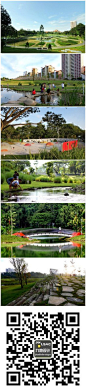 【新加坡加冷河碧山#公园景观设计#项目】在Bishan公园里面，2.7千米的垂直排水系统已经被改建成蜿蜒于整个公园的3千米的流水系统。它还包括有水位线，保证了水的最大供给。在原有的公园结构上增加了三个操场，一个新的景观节点以及餐厅等，沿着河流的绿地植被保证了公园的生态循环。http://www.jiudi.net/content/?1481.html#河道景观设计##生态河道##景观规划#