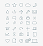 Stylized Minimalist Icon 网页及UI设计免费图标#第1弹#