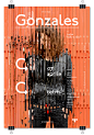 GONZALES ➝ live at Tetris : Poster for Gonzales concert at Tetris club, Trieste (Italy). No commercial purposes.