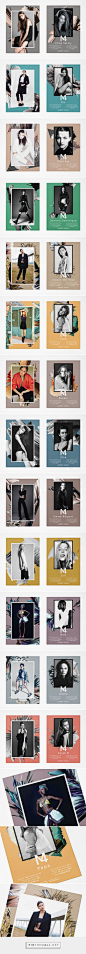 M4 Models SedCards Winter 2015 | Eps51 graphic design studio... - a grouped images picture - Pin Them All