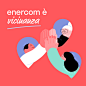 Behance 上的 Enercom Brand Identity Illustrations