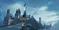 Académie de Beauxbâtons - Winter, Jeremy Paillotin : The French Wizarding School is under a blanket of snow as Christmas preparation are in full effect. Being this high up in the mountains, students are accustomed to living with the snow from November to 