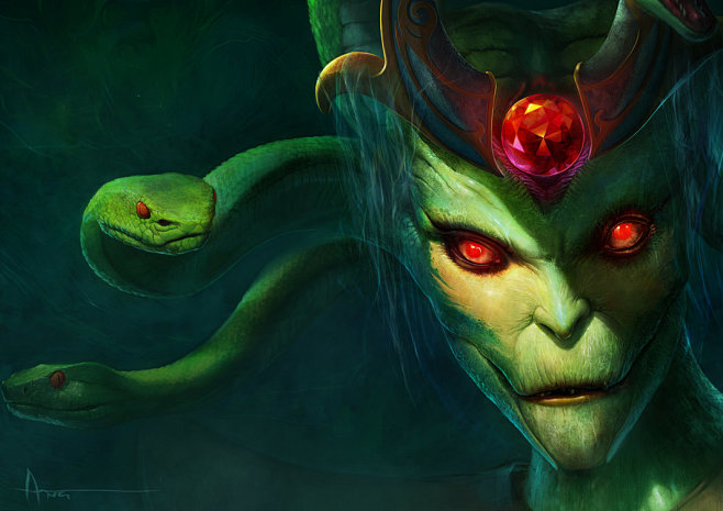 dota2! medusa! by AN...