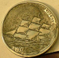 DAVID JONES HOBO NICKEL - 1937 BUFFALO NICKEL SHIP CARVING