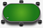 绿色桌面赌博桌子