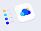 App Icon after-effects motion animation gif sun cloud weather ios ui app icon