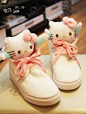 [图] HELLO 新款白色kitty猫甜美可爱公仔女帆布鞋平底高帮板鞋 运动鞋 - 蘑菇街