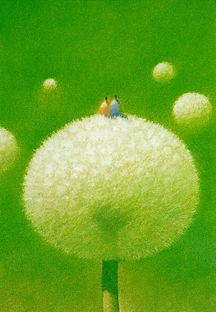渡边宏—棉花糖的梦︿粉笔画︿