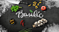 Basilic : Basilic - a cooking studio. The interior design and corporate identity fully developed by me.