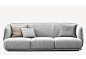 I Love this! Redondo Sofa at Hub Furniture : Redondo is a system which comprises a sofa, two snug armchairs, a chaise longue and an ottoman that evoke an almost     <br/>'protective' intimacy. It consists of two adjoining volumes that together form 