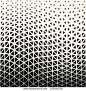 Abstract geometric triangle design halftone pattern