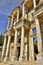 Library of Celsus in Ephesus, Izmir,  Turkey architecture  