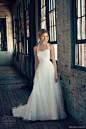 Sophisticated Michelle Roth Wedding Dresses 2014 Collection. To see more: http://www.modwedding.com/2014/01/08/sophisticated-michelle-roth-wedding-dresses-2014-collection/ #wedding #weddings #fashion