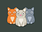 Kittens dribbble