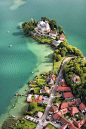 Ruphy castle, Annecy lake, France: