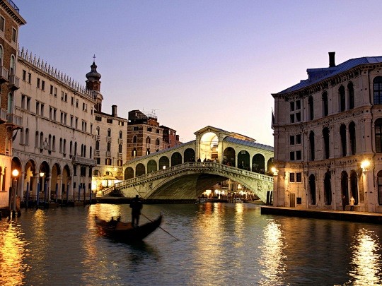 Venice and its canal...
