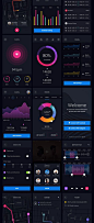 Pin is a huge set of pre-made UI elements that will help you to speed up your app design process. With hundreds of UI elements like buttons, switchers, tabs, bars, and over 50 combined blocks with useful tools like cards, popovers, charts and widgets - th