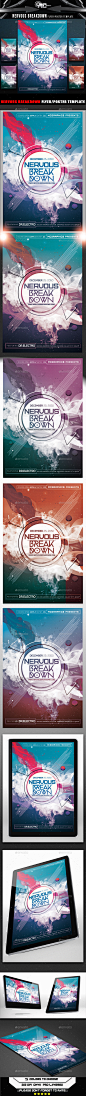 Nervous Break Down Flyer Template - Print Templates 