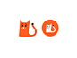 I think I could use a mascot. I love cats so I tried to turn one into some geometrical shape.#logo#,#orange#,#logotype#,#identity#,#cat#