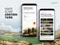 Travel & Tour Experiment App Design branding cover illustration typography experience design ui