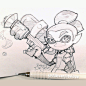 Sketched Splatoon.Drawing videos-Part 1 of 3Part 2 of 3Part 3 of 3
