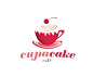 标志说明：国外唯美的CYPA蛋糕咖啡馆logo设计欣赏
