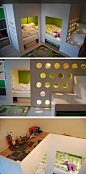 mommo design: IKEA HACKS FOR KIDS - Mydal loftbed with play area