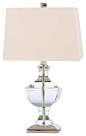Hudson Valley Clyde Hill D-1 Light Small Table Lamp in Polished Nickel  table lamps