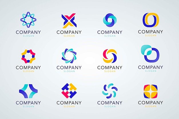 Colorful company log...