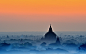 General 1700x1063 nature landscape Bagan temple mist blue trees amber sky Buddhism Myanmar