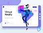 Virtual Reality Website website responsive design website design uxdes