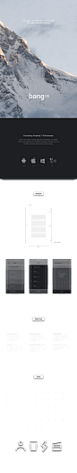 Bang OS — Mobile Operative System : There are a few mobile Operative Systems out there. This is my attempt to combine the best of each one in a simpler, cleaner and more practical way.This is a non-commercial project. The photos included were all found in