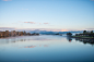 Moruya Dawn : Dawn light and fog mingle on the Moruya River.