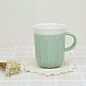 zakka杂货 创意礼品 个性彩色浮雕仿毛线马克杯 茶杯咖啡杯牛奶杯